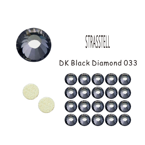 Non Hotfix Stone DK black Diamond
